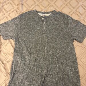 Faherty Blue Casual Button Down Shirt
